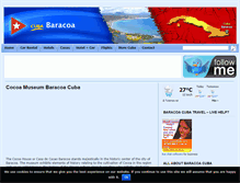 Tablet Screenshot of cubabaracoa.com
